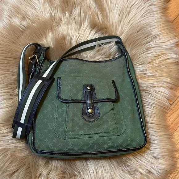 LOUIS VUITTON Monogram Mini Besace Mary Kate Bag TST Khaki M92322 Auth yk14671 - Picture 4 of 17